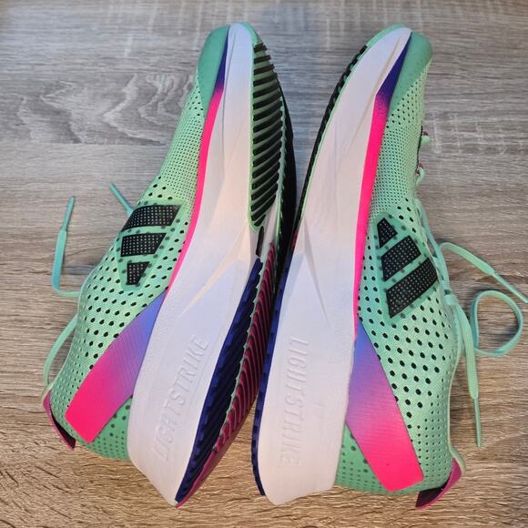 ADIDAS Women's Adizero SL Pulse Mint Lucid Fuchsia Running Shoes Size 6 GV9090 - Picture 7 of 10